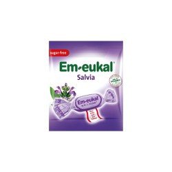 Em Eukal Candies For Sore Throat & Cough Without Sugar With Sage 50gr