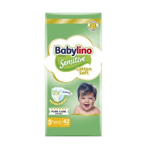 Babylino Sensitive Cotton Soft No5+ (12-17 Kg), 42