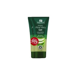 Optima Promo (-50% On 2nd Product) Organic Aloe Vera Gel Aloe Vera Gel For Nourishment, Hydration & Restoration For Face & Body 2x200ml