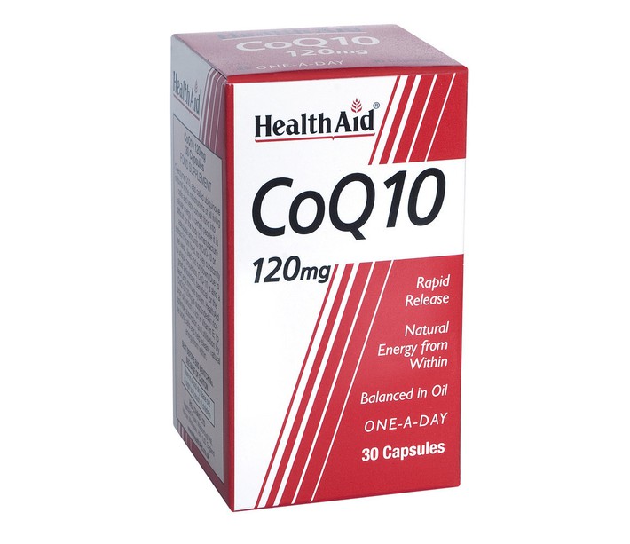 HEALTH AID CoQ10 UBIQUINONE 120MG 30CAPS