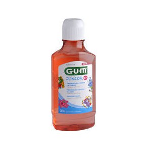 Gum Junior Rinse Mouthwash with Strawberry Flavor,