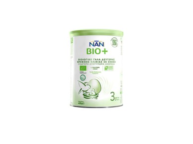 Νέο Nestlé® NAN® BIO+ 2 & 3: το μόνο βιολογικό βρεφικό γάλα με ουδέτερο αποτύπωμα άνθρακα!