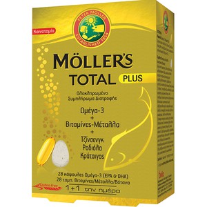 MOLLER'S Total plus 28caps+28tabs