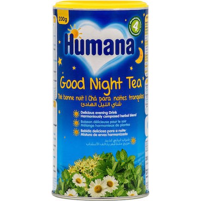 HUMANA Good Night Τσάι Για Ήσυχο Ύπνο 4+ Μηνών 200gr