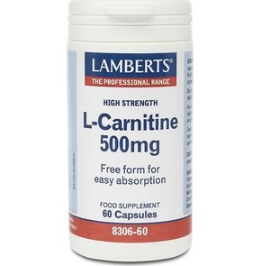 Lamberts L-Carnitine 500mg Αμινοξύ για το Μεταβολι