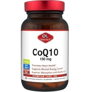 Olympian Labs, Co Q10 Extra Bioperine 150 mg, Συμπ