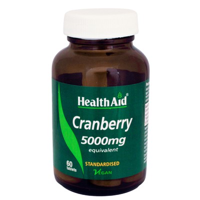 HEALTH AID Cranberry Extract 5000mg 60tabs