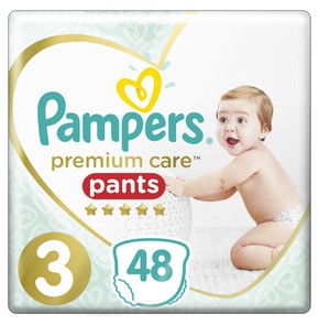 Pampers Premium Care Pants Μέγεθος 3 (6-11kg) - 48