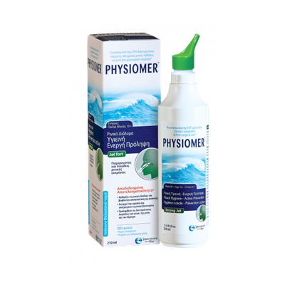 PHYSIOMER Jet Forte Isotonic Nasal Solution 210ml From 10 Years