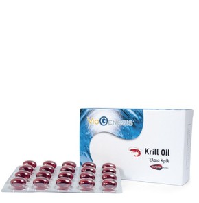 Viogenesis Krill Oil 1200mg Λιπαρά Οξέα, 60caps 