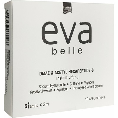 EVA Belle Instant Lifting DMAE & Acetyl Hexapeptide-8 Αμπούλες για Άμεση Σύσφιξη & Αντιρυτιδική Δράση 5x2ml