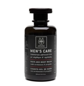 Apivita Mens Care Hair and Body Wash with Cardamon
