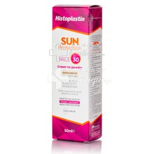 Histoplastin Sun Protection Face Cream to Powder SPF30 Tinted - Υψηλή αντηλιακή προστασία με χρώμα για πρόσωπο και λαιμό, 50ml