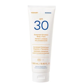 Korres Yoghurt Sunscreen Body & Face Emulsion SPF3