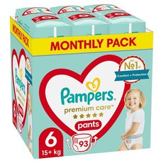 Pampers Premium Care Pants MONTHLY PACK No 6 (15+ 