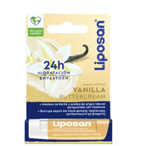 Liposan Vanilla Butter Blister-Στικ Χειλιών, 4.8gr
