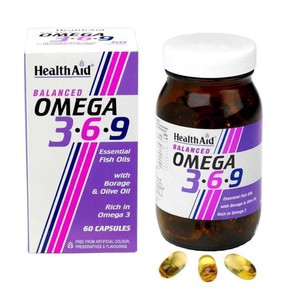 Health Aid Omega 3-6-9 Essentials Fish Oils with B