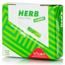 Herb Micro Filter Πίπες - Classic, 12τμχ.
