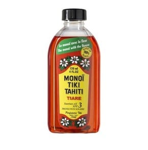 Monoi Tiki Tahiti Tiare Sun Tan Oil SPF3  Αντιηλια
