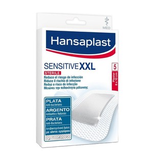 Hansaplast Med Antibacterial Sensitive XXL-Αποστει