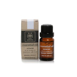 Apivita Organic Jasmine Essential Oil / 10% solution in Jojoba oil 10ml