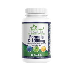 Natural Vitamins Vitamin C 1000 Bioglavonoids, 30 