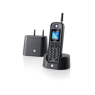 Cordless Phone Motorola Q201 Range till 1km Black 