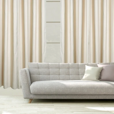 Das Home Κουρτινα με Κρικους 140χ270 2257 Μπεζ 140