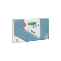 Vican Herb Microfilter Ultra Thin Κατάλληλο Ανταλλακτικά Φίλτρα Για Slim & Στριφτό Τσιγάρο 12 τεμάχια