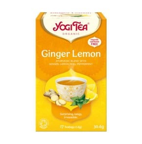 Yogi Tea Ginger Lemon Τσάι με Τζίντζερ & Λεμόνι, 1