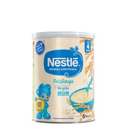 Nestle Βρεφικά Δημητριακά Ρυζάλευρο με Γάλα 4m+, 300gr