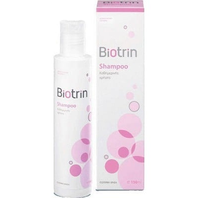 BIOTRIN Shampoo Απαλό Σαμπουάν Καθημερινής Χρήσης Ιδιαίτερα Σε Περιόδους Τριχόπτωσης 150 ml