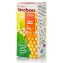 Uni-Pharma Trebon Φυσικό Σιρόπι Μέλι - Βήχας & πονόλαιμος, 100ml