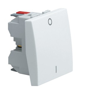 Systo Bipolar Switch A/R 2 Modules Pure White WS00