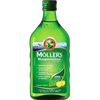 Moller's Cod Liver Oil Λεμόνι 250ml