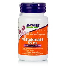 Now Nattokinase 100mg - Καρδιαγγειακό, 60 veg. caps