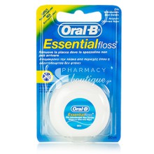 Oral-B Essential Floss Unwaxed - ΑΚΗΡΩΤΟ Οδοντικό Νήμα, 50m
