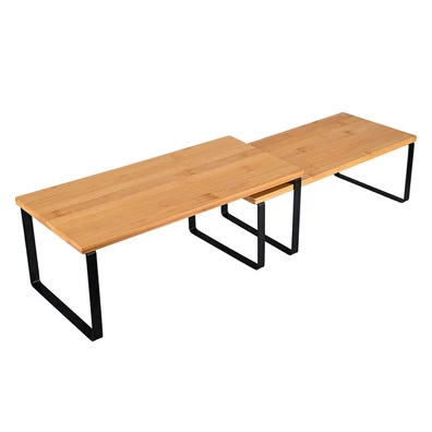 Estia Ραφιερα Οργανωσης Παγκου Bamboo Essentials 2