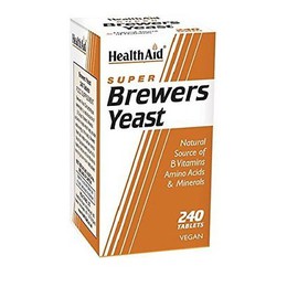 Health Aid Brewers Yeast, Μαγιά Μπύρας 240Tabs