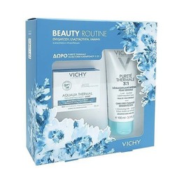 Vichy Promo Aqualia Thermal Rehydrating Cream Light 50 ml & Purete Thermale 3 in 1 Cleanser 100 ml