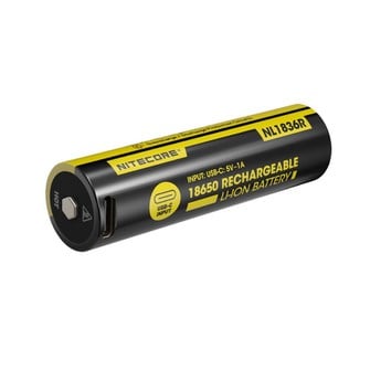 Μπαταρία NiteCore 18650 NL1836R, 3600 mAh