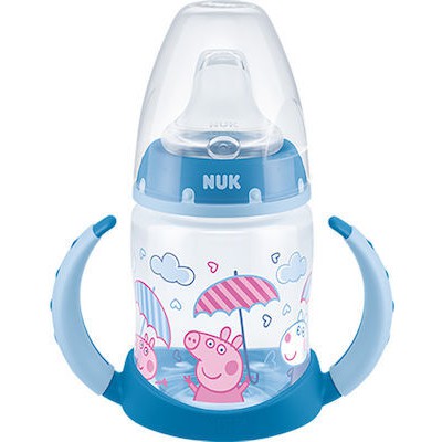 NUK First Choice Learner Bottle Με Δείκτη Ελέγχου Θερμοκρασίας Peppa Pig Γαλάζιο 6-18m 150ml