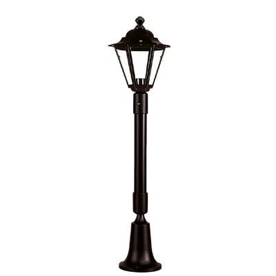 Aluminium Column Light Lantern Black Height:86cm Ε