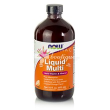 Now Liquid Multi Πορτοκάλι - Υψηλής Απορρόφησης Πολυβιταμίνη (Πορτοκάλι), 473ml