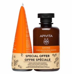 Apivita Shine & Revitalizing Shampoo-Σαμπουάν Λάμψ