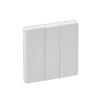 Valena Life Switch Plate 3 Gangs White 755030