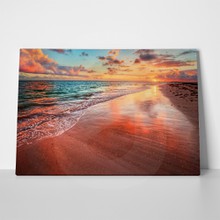 Colourful sea beach sunset 197311601 a