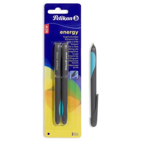 Stilolaps Gri "Pelikan" Me Boje Blu 2 Copë