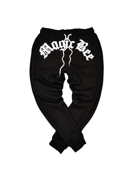MagicBee Cracking Logo Pants - Black