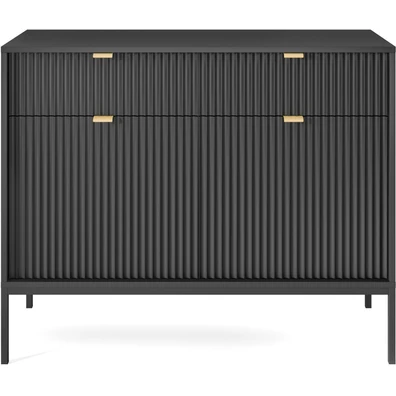 Μπουφές Nova Ανθρακί 104x39x83cm 